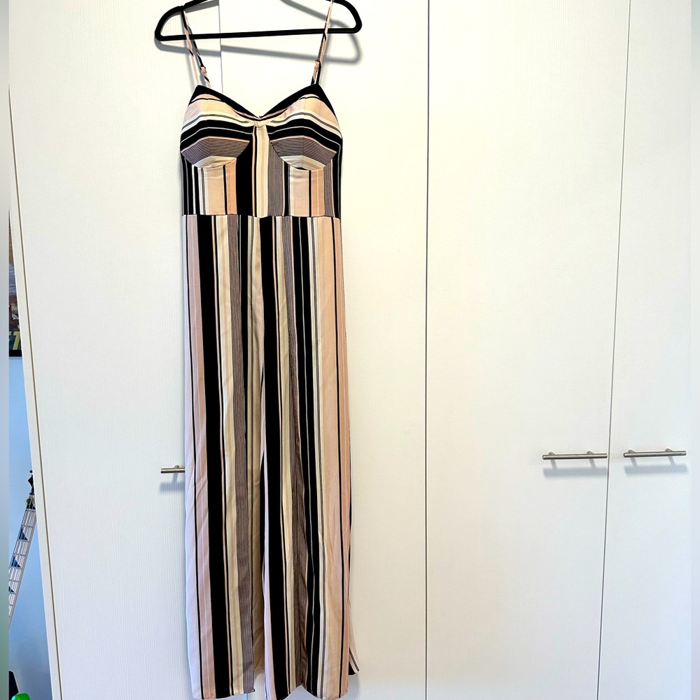 NWT | Xhiliration Striped Jumpsuit | XXL
